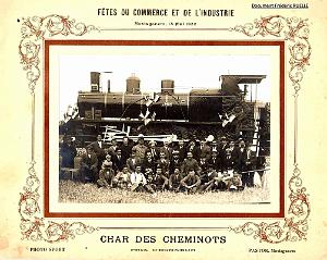 Oran- SDV- 6504-03- char des cheminots Mostaganem 